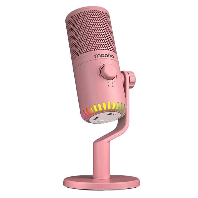 Microphone for streaming and gaming Maono DM30 Pink - img.3