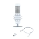 Microphone for streaming and gaming HyperX QuadCast S White - img.6