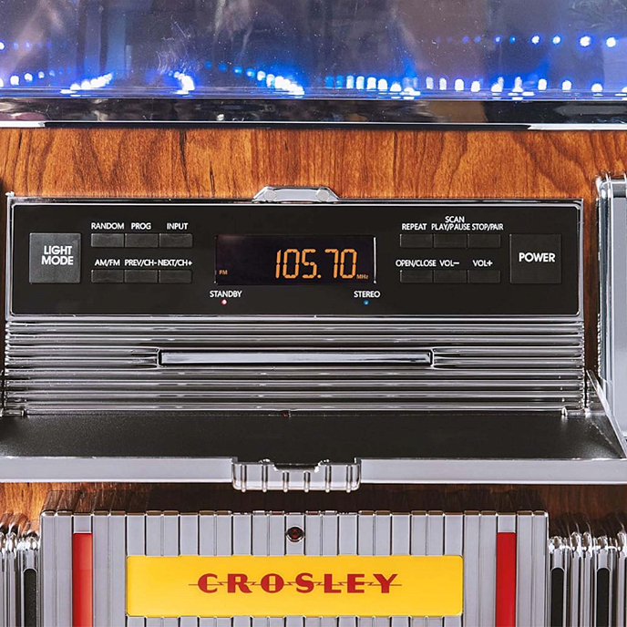 Speaker System Crosley IJUKE BLUETOOTH DELUXE JUKEBOX walnut - img.6