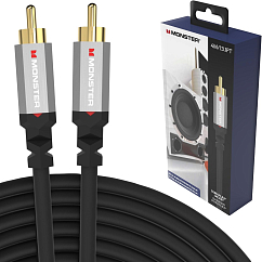 Cable Monster Essentials Premium Subwoofer Cable Black 4m