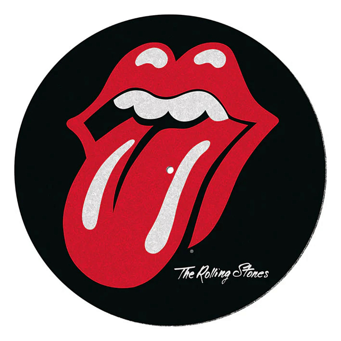 Vinyl Accessory Pyramid The Rolling Stones Tongue and Lips Logo (12 Slipmat) Black - img.0