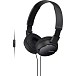 Headphones Sony MDR-ZX110AP black - img.0