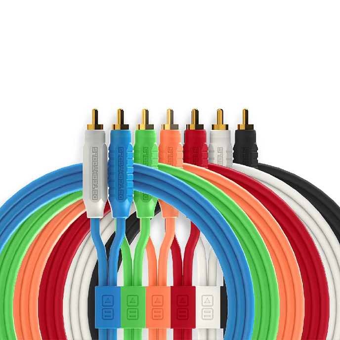 Cable DJTT Chroma Cables 2RCA - 2RCA Orange 2m - img.1