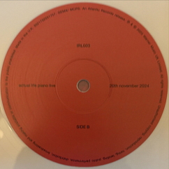 Vinyl Record Fred again.. – Actual Life Piano Live 20th November 2024 (Magnolia) (RSD) LP