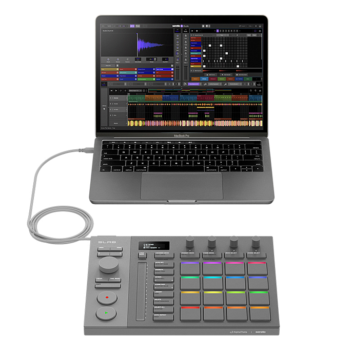 DJ controller AlphaTheta SLAB Grey - img.4