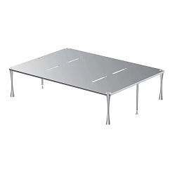 Headphone stand ddHiFi HS550 HiFi Rack Silver (2cm + 15cm + 16cm)