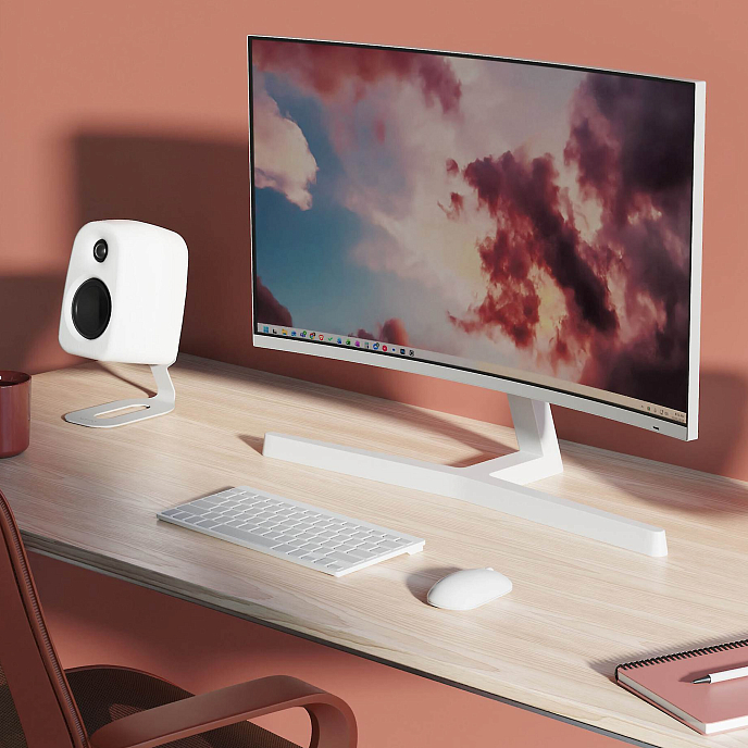 Bookshelf speakers Kanto UKI Chalk Matte White - img.9