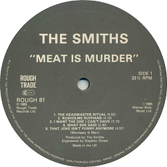 Vinyl Record The Smiths - Meat is Murder - LP