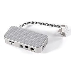 Headphone amplifier with DAC ddHiFi TC44Grip Silver