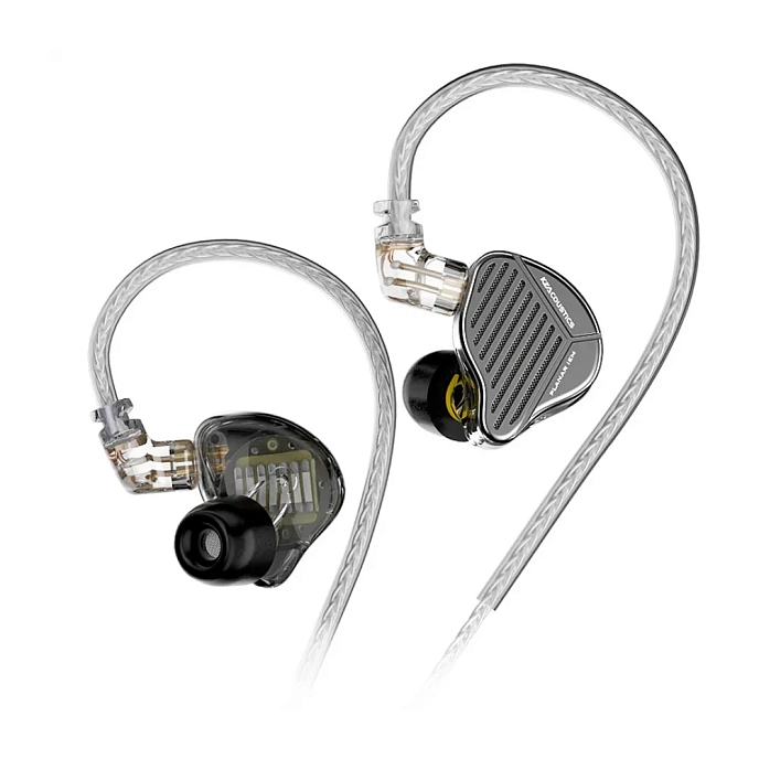 In-ear headphones KZ PR1 Pro with Mic Black - img.1