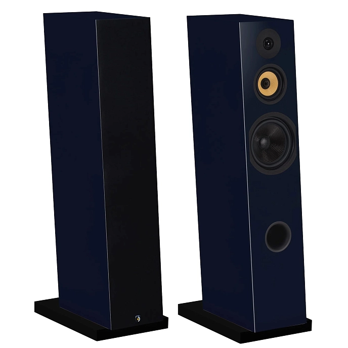 Floorstanding Speakers Davis Acoustics Courbet N 8 High Gloss Blue - img.1