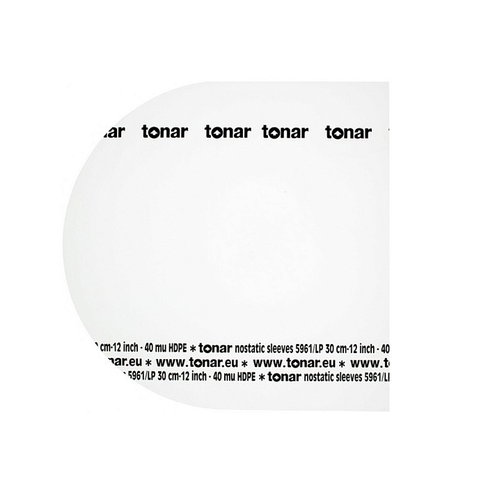 Vinyl Record inner sleeves Tonar LP 12 PLASTIPAP INNER SLEEVES 6/PLY - img.1
