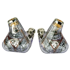 In-ear headphones Campfire Audio Trifecta Chrome Sky