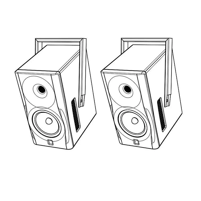 Mount Dutch & Dutch Studio U-Bracket (Pair) for 8c - img.0