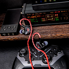 In-ear headphones FATfreq x HBB Deuce 4.4mm Black