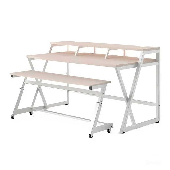 Table Wavebone Headquarter Workstation Light Wood - img.0