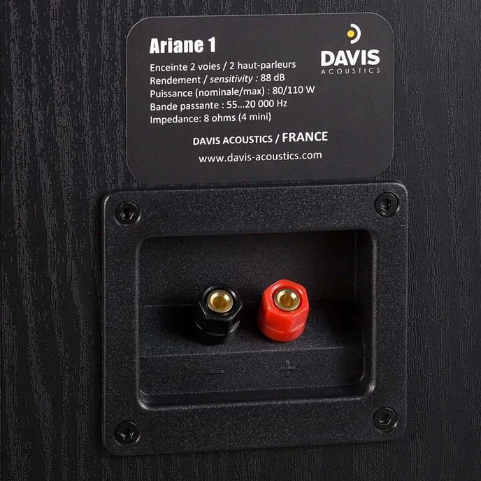 Bookshelf speakers Davis Acoustics Ariane 1 Black - img.6