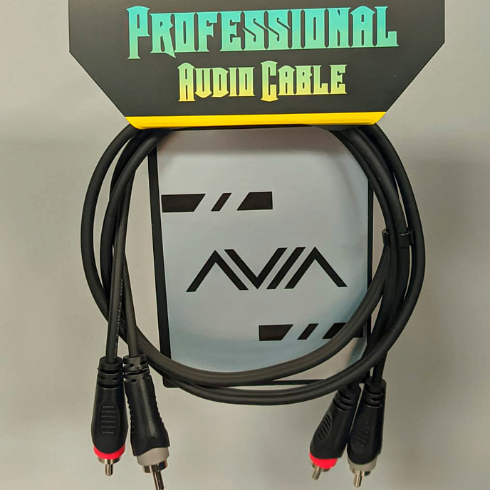 Cable AVIA RCA Audio Cable 2RCA - 2RCA 1m - img.1