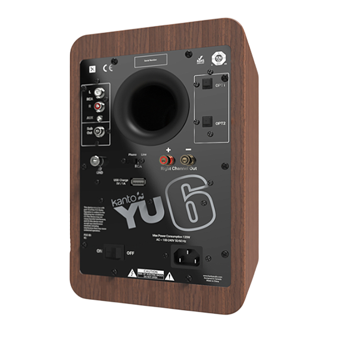 Bookshelf speakers Kanto YU6 Walnut - img.3