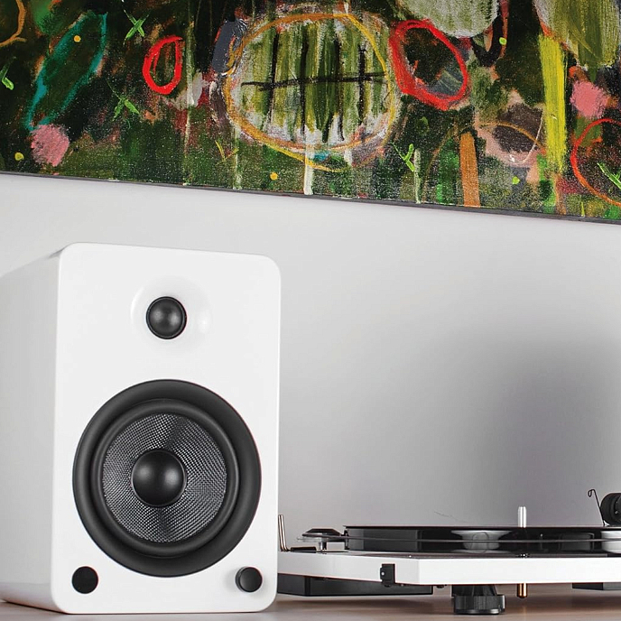 Bookshelf speakers Kanto YU6 Matte White - img.6