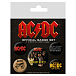 Souvenir Pyramid AC/DC Pin Badge Pack - img.0