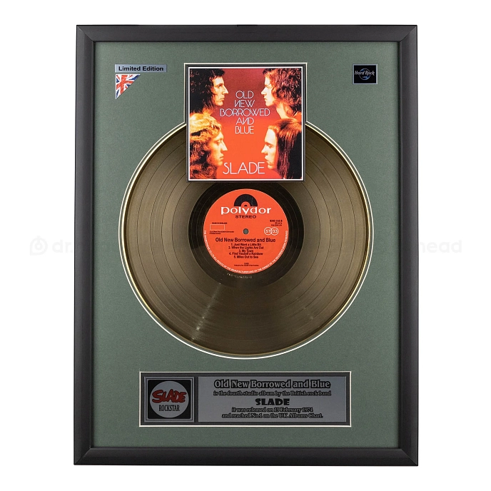 Souvenir Декор Золотой диск Slade - Old New Borrowed And Blue - img.0