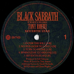 Vinyl Record Black Sabbath Featuring Tony Iommi - Seventh Star LP