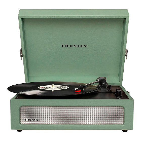 Turntable Crosley Voyager Portable With Bluetooth Out Sage - img.0