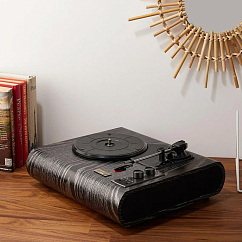 MJI Audio M2012 Black + MJI Vinyl Records Holder R25 (Bundle)