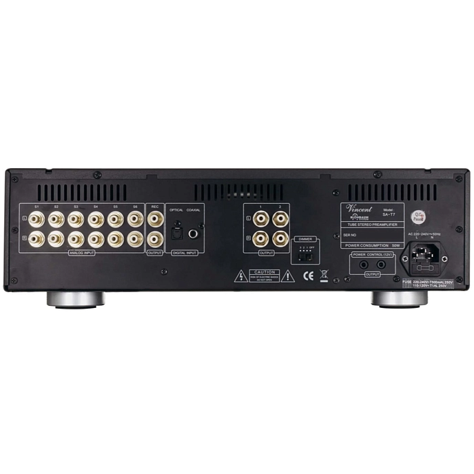 Preamp Vincent SA-T7 BL Black - img.1