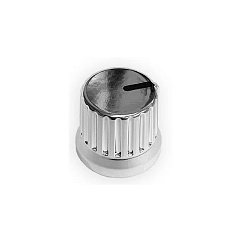 DJTT Chroma Caps Fatty Knob (Plastic) Chrome Silver
