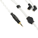 Cable 64 Audio Premium 8-Braid Cable Non-Recessed Silver 2.5mm - img.0