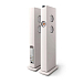 Floorstanding Speakers KEF LS60 Wireless Mineral White + KEF KC 62 Black - img.2