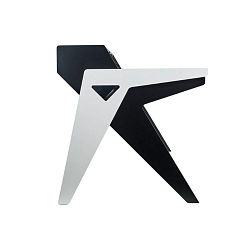 Table Zaor Vision W Black White