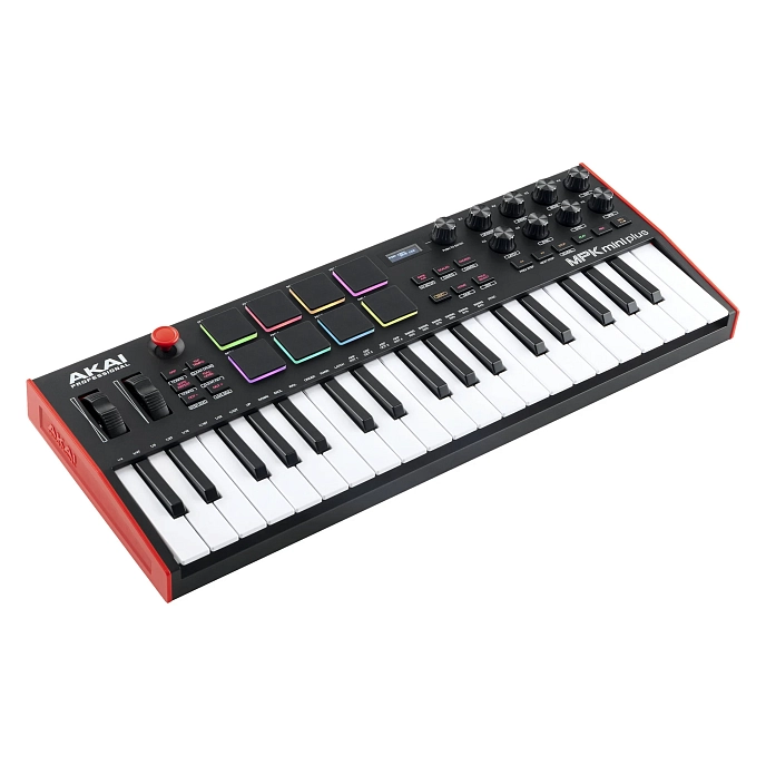 MIDI Keyboard Akai Professional MPK Mini Plus Black Red black - img.1
