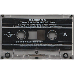 Сassette Tape Maroon 5 - It Wont Be Soon Before Long