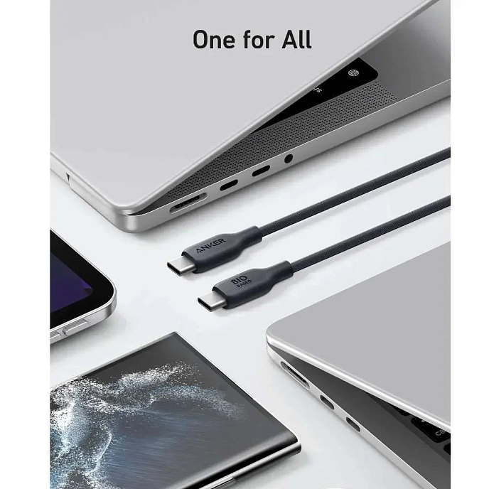 Cable Anker 544 USB-C to USB-C Cable Black 0.9m - img.1