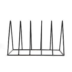 Vinyl record stand MJI Audio Vinyl Records Holder R25A Black