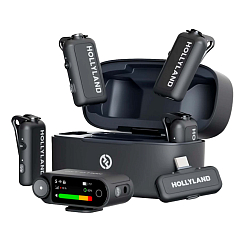 Wireless microphone Hollyland Lark Max 2 Combo 4-Person Version Black