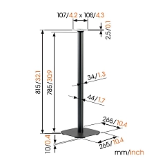 Hi-Fi Stand Bowers & Wilkins Formation Flex Floor Stand