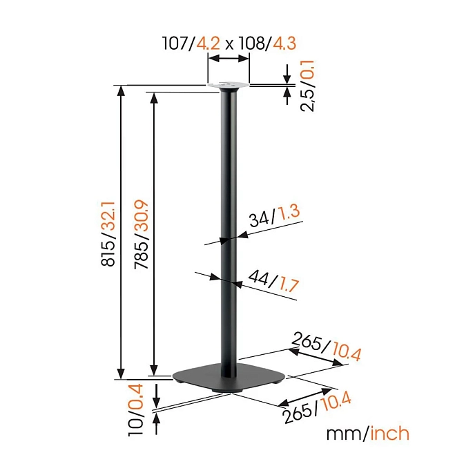 Hi-Fi Stand Bowers & Wilkins Formation Flex Floor Stand - img.2