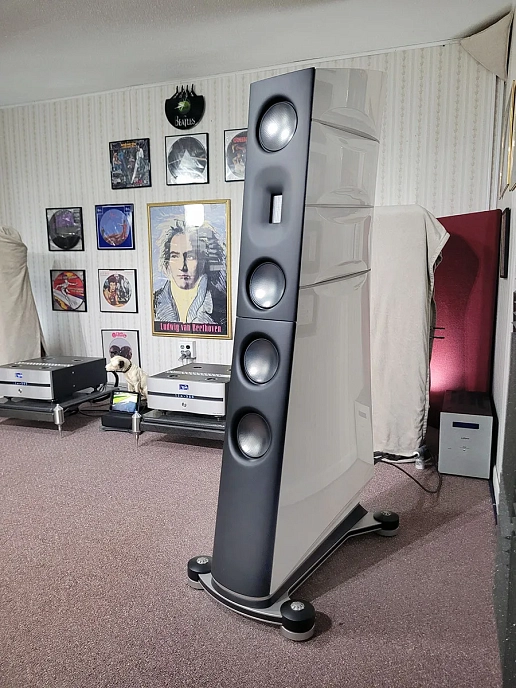 Floorstanding Speakers Borresen M3 White Piano Lacquer - img.3