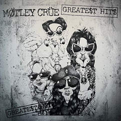 Vinyl Record Motley Crue - Greatest Hits (Exclusive Silver Marble) - 2LP