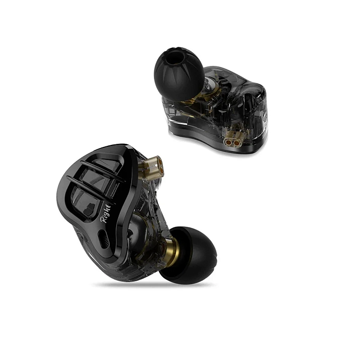 In-ear headphones KZ ZAR with Mic Black - img.1