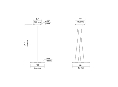 Speaker Stands NorStone Walk Stand Black