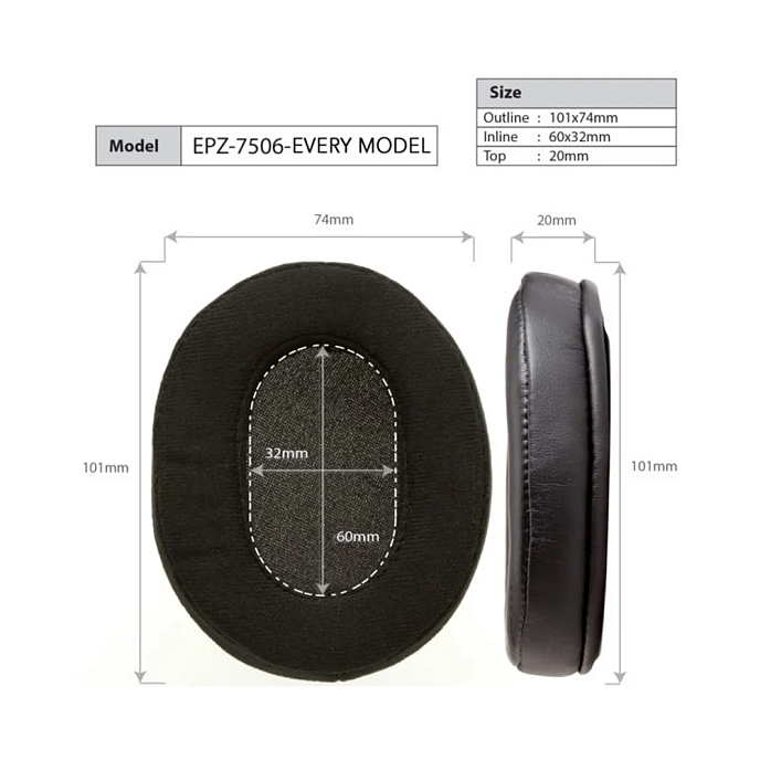 Eartips Dekoni Audio Choice Suede Audio-Technica Series M - img.1