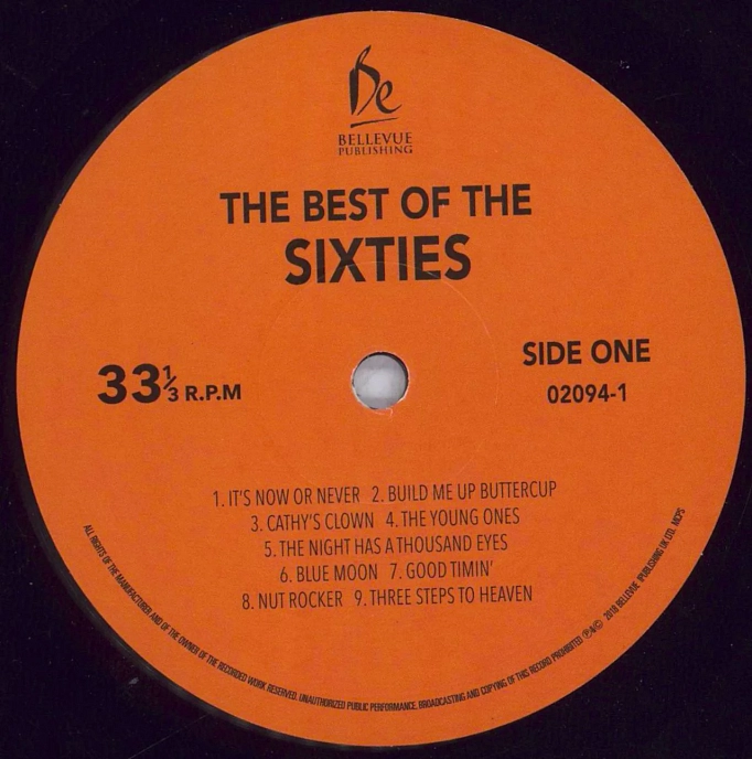 Vinyl Record Various Artists – The Best Of The Sixties - 2LP - img.2