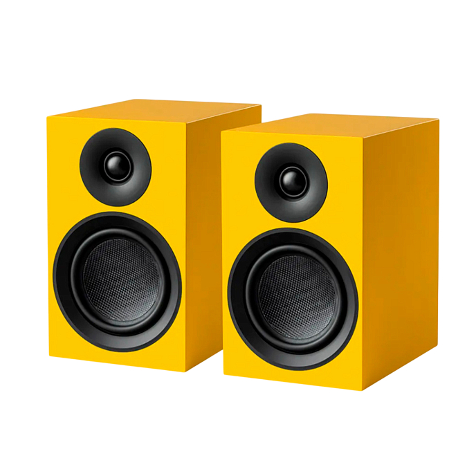 Bookshelf speakers Pro-Ject Speaker Box 5 E Carbon Satin Yellow - img.0