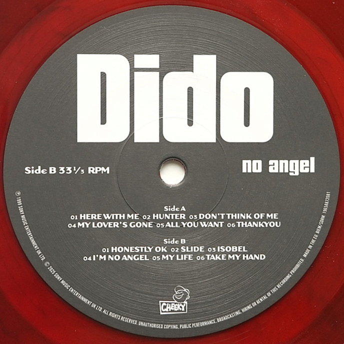 Vinyl Record Dido - No Angel (Deluxe Edition Red) LP - img.10