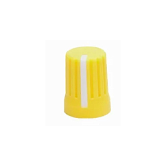 DJTT Chroma Caps Super Knob 90° (Rubber) Yellow